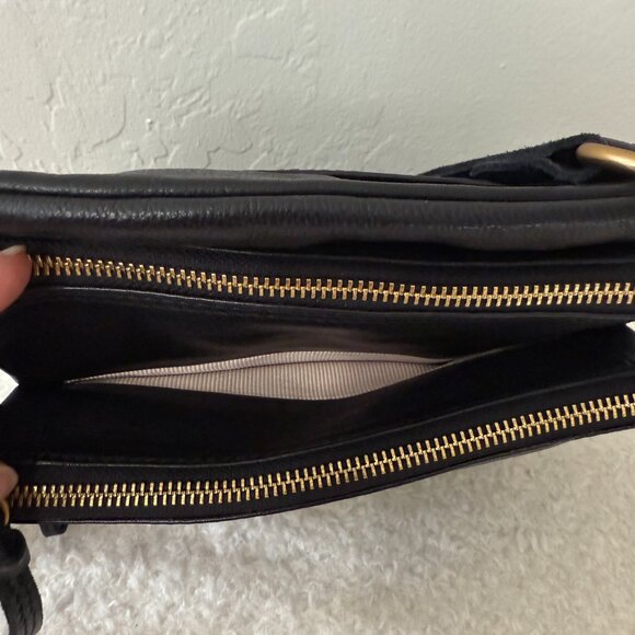 Margot New York Leather Crossbody "Allie" BLACK - Picture 5 of 15